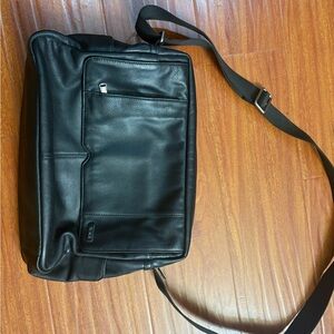 Black Leather Men's Bag